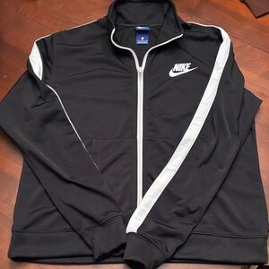 Nike Black and White Track Jacket